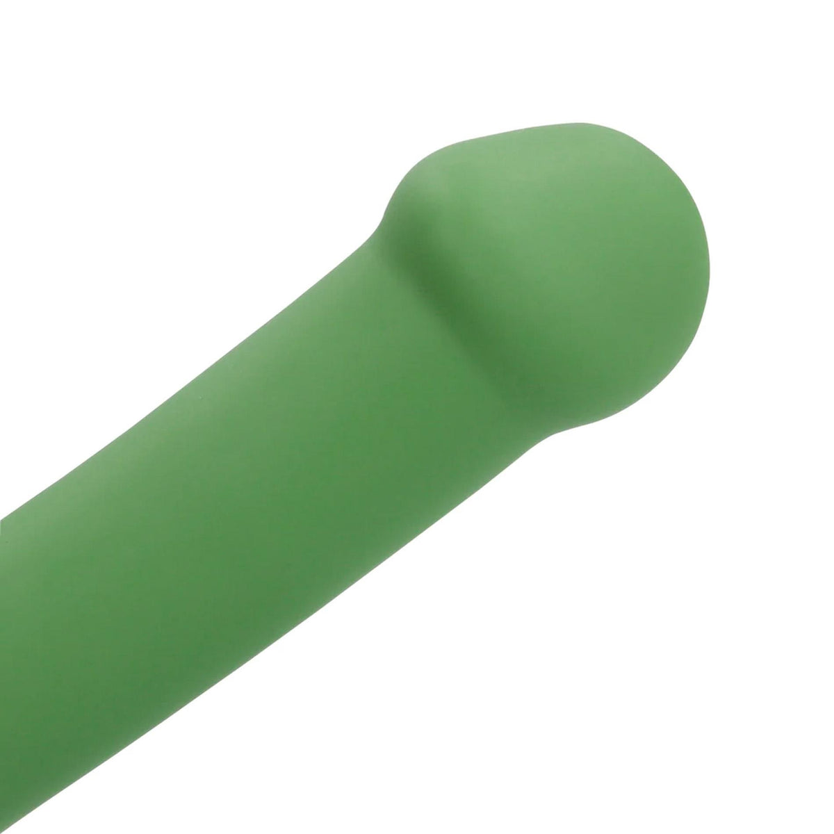 9-Małe wibrujące dildo silikonowe Loveline leśnozielone 16,5 cm-9