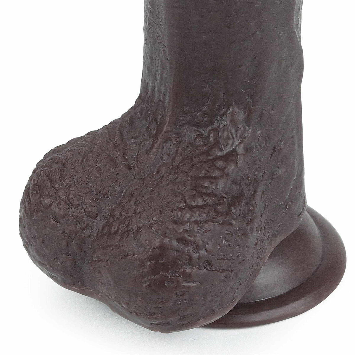 18-7'' Sliding Skin Dual Layer Dong - Black-18
