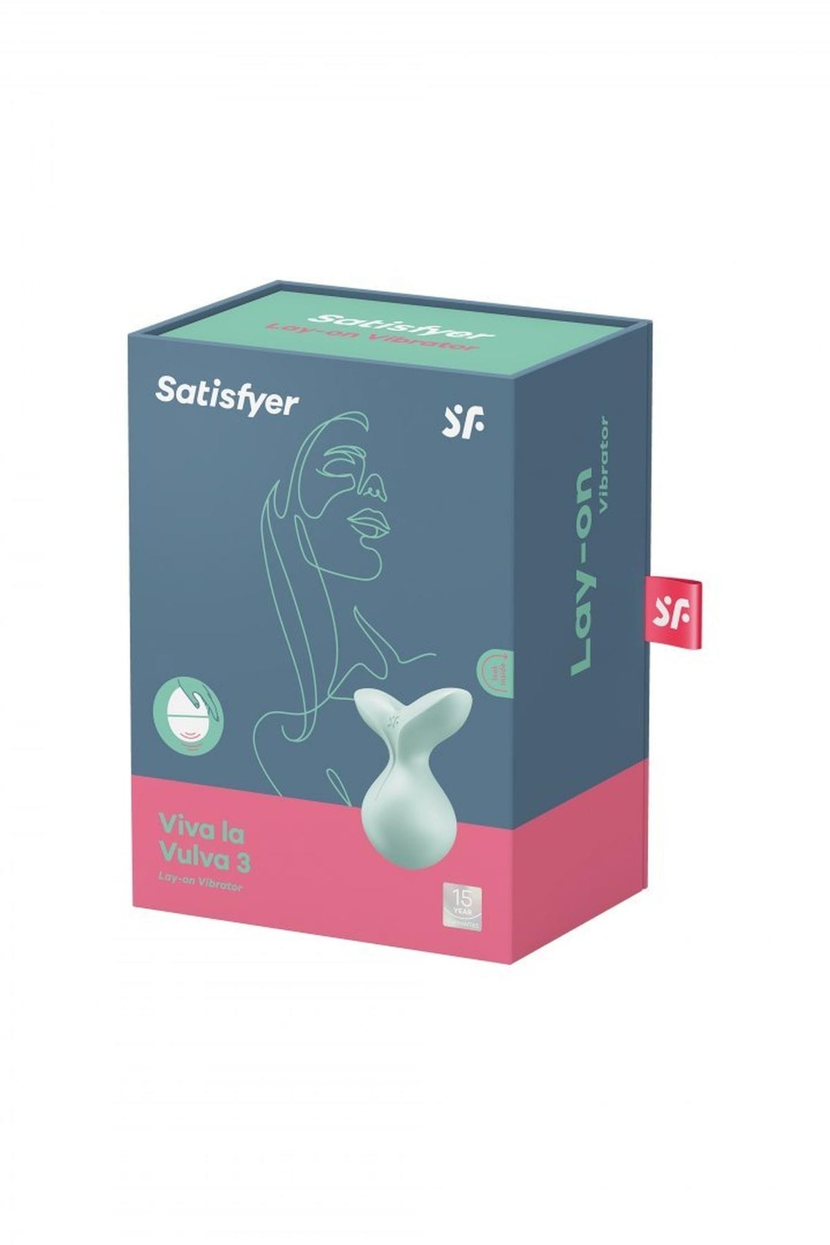 7-Wibrator mini silikonowy Satisfyer Viva la Vulva 3 mint USB-7
