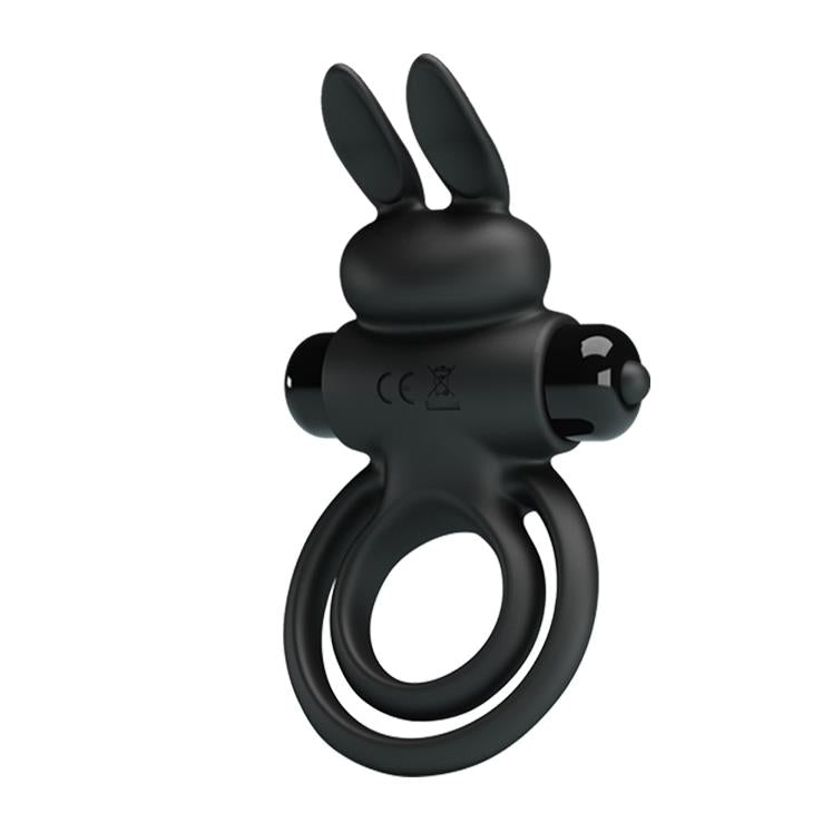 8-Pierścień wibrujący Pretty Love Vibrant Penis Ring III czarny-8