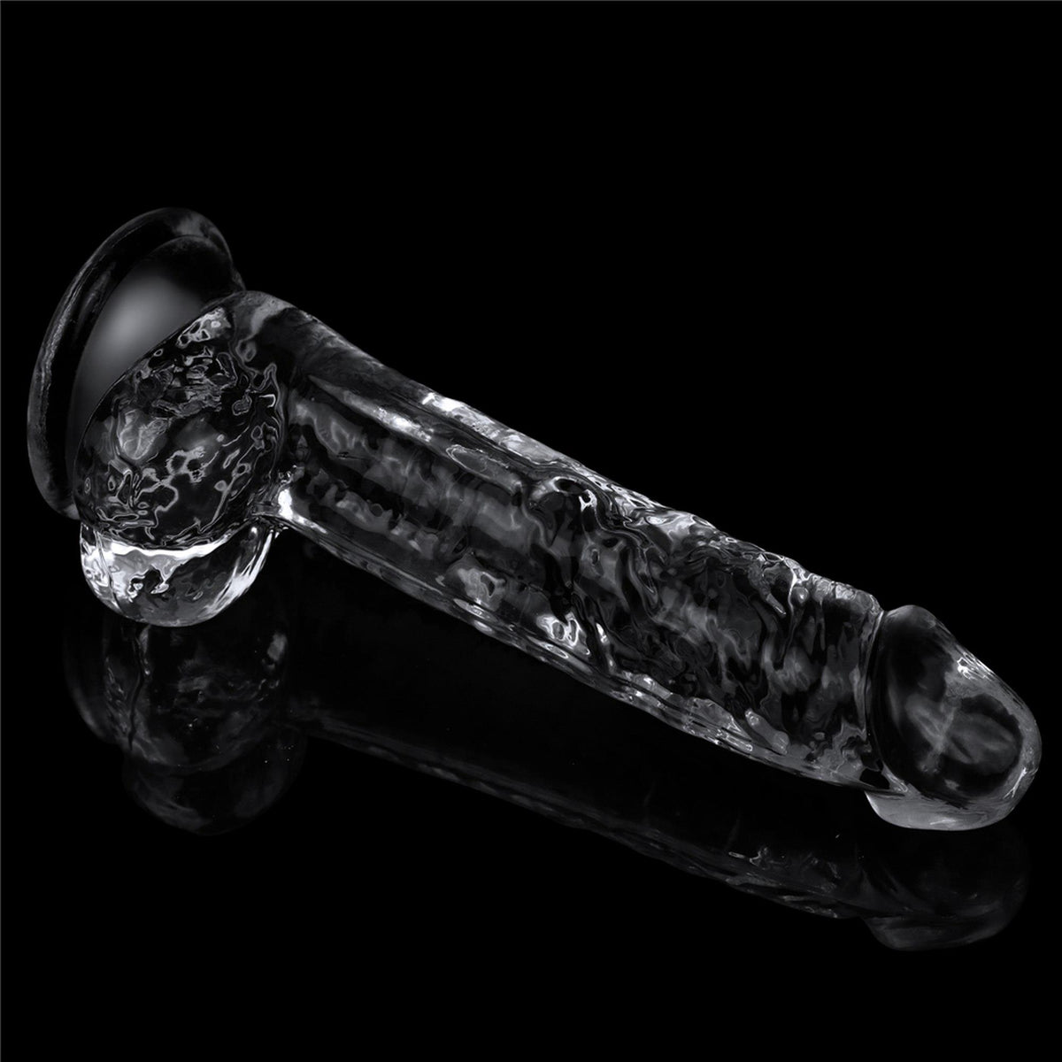 9-Flawless Clear Dildo 7.5''-9