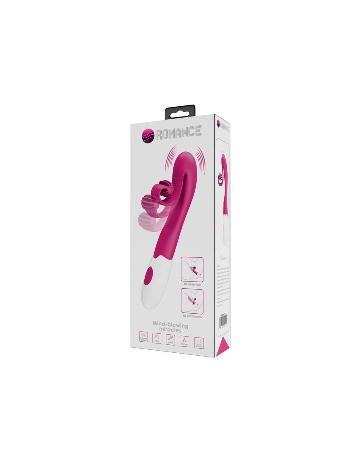 8-Stymulator łechtaczki silikonowy Pretty Love Romance różowy 30 wibracji-8
