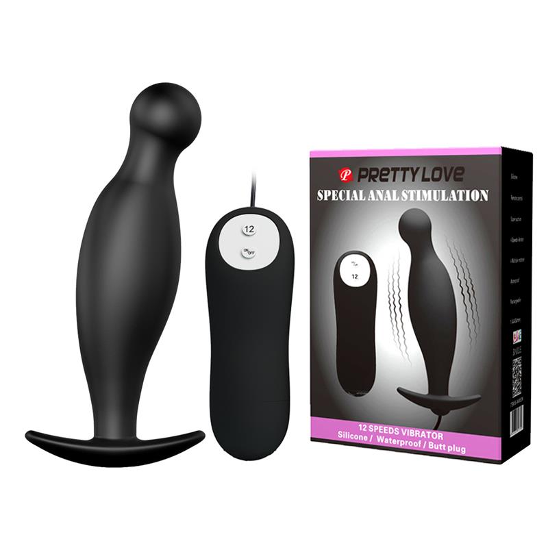 8-Korek analny wibrujący Pretty Love silikonowy 12 trybów 11.7 cm-8