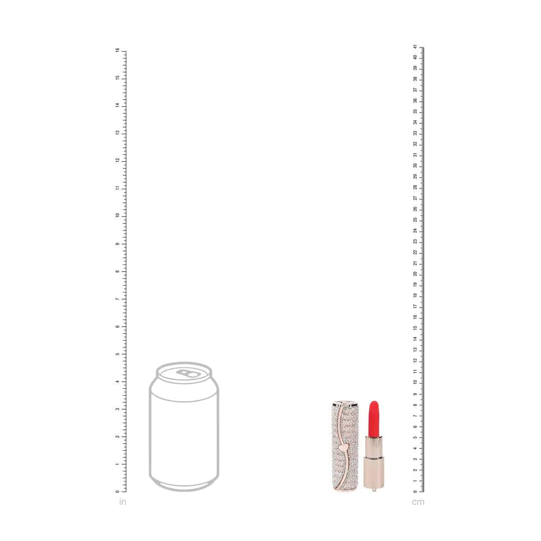 8-Mini wibrator szminkowy Loveline Candy różowy USB-8