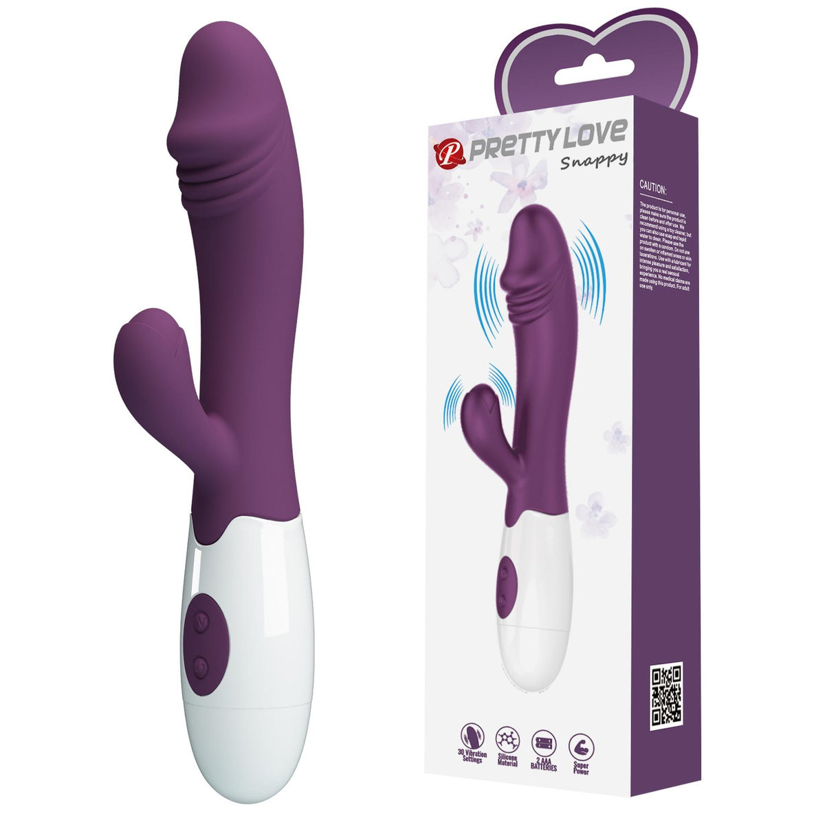 9-PRETTY LOVE - Snappy dark purple, 30 vibration functions-9