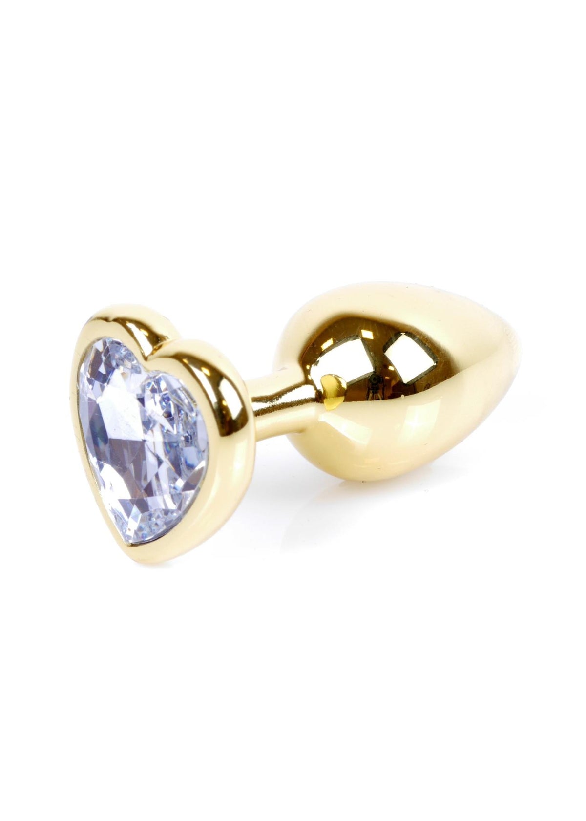 10-Biżuteria analna MyLove Toys złote serce diament 7 cm-10