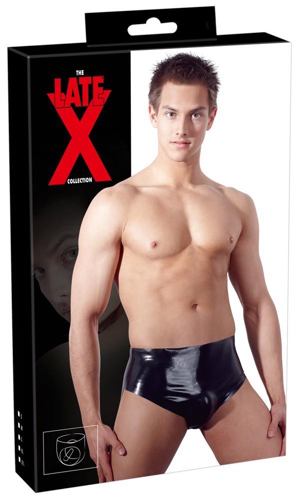 9-Men's Latex Briefs with Plug M-9