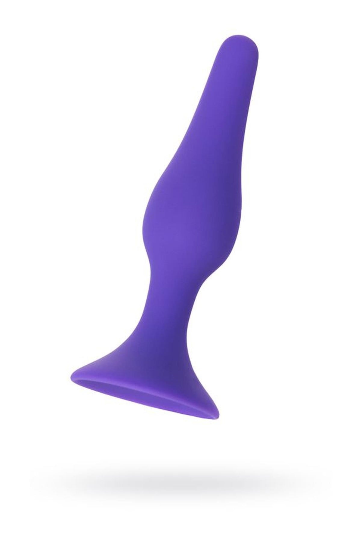 10-Korek analny silikonowy z przyssawką A-Toys fioletowy 10 cm-10