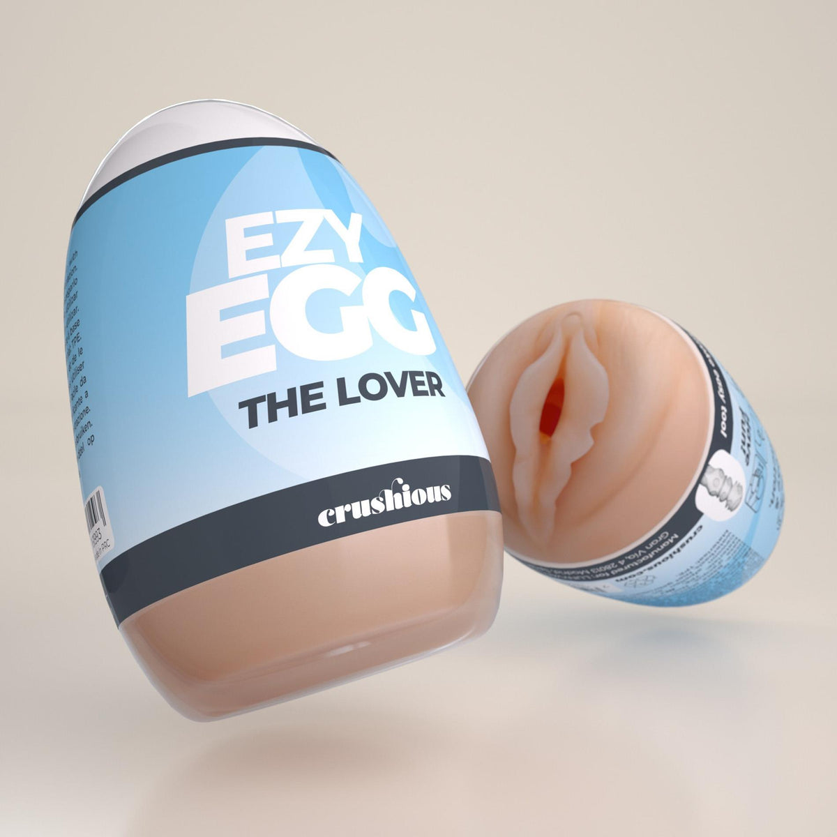 10-Masturbator jajko Crushious Ezy Egg The Lover 8,7 cm-10