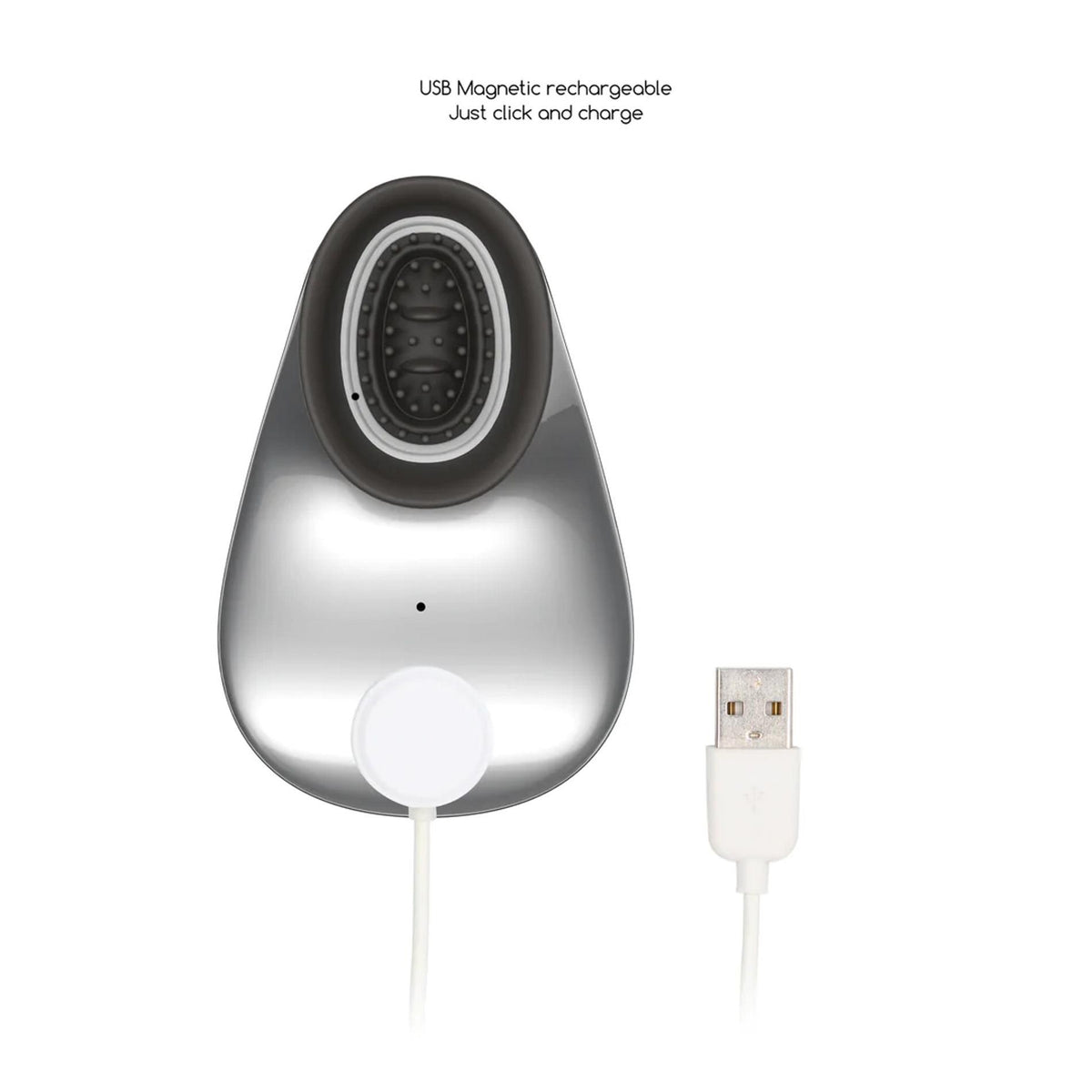 11-Stymulator ssący wibracyjny Innovation silikonowy USB 10 5 cm-11