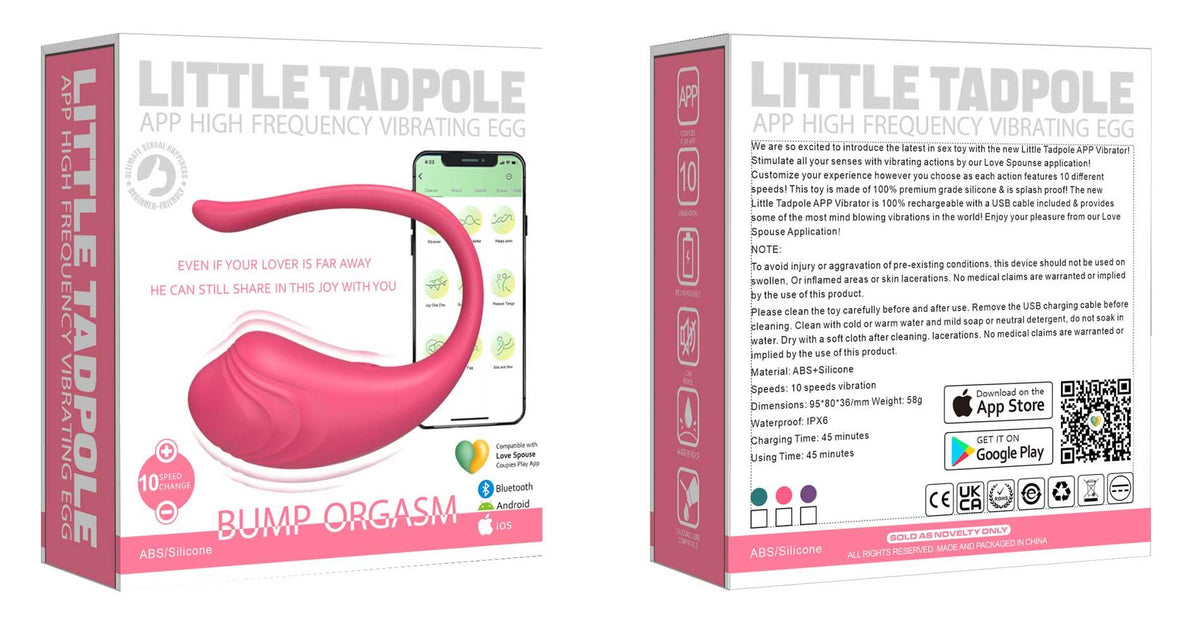 14-Jajeczko silikonowe wibrujące z aplikacją App Love Egg fioletowe 9,6 cm-14