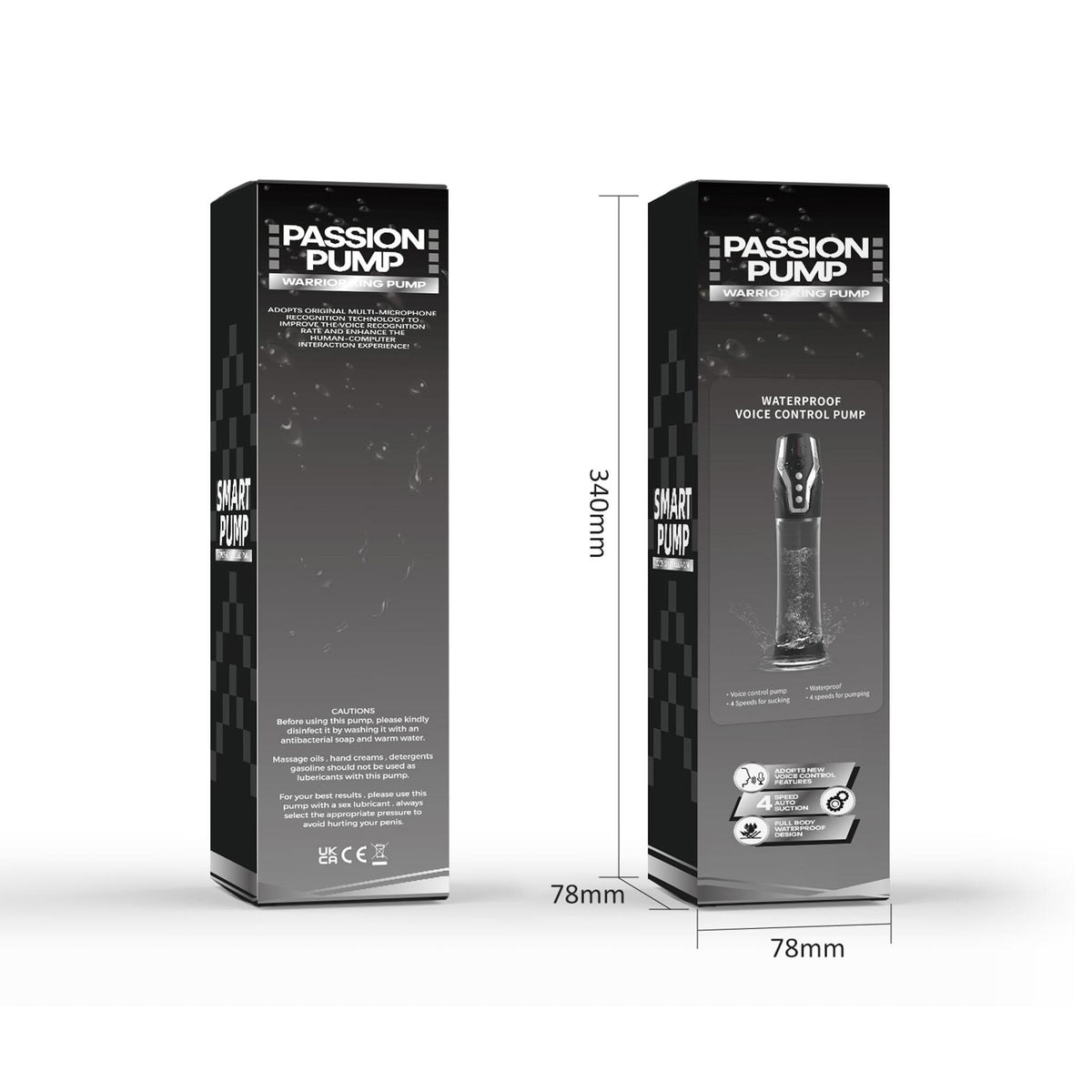 14-Pompka automatyczna PASSION PUMP wodoodporna doładowywalna głosowa 32 cm-14