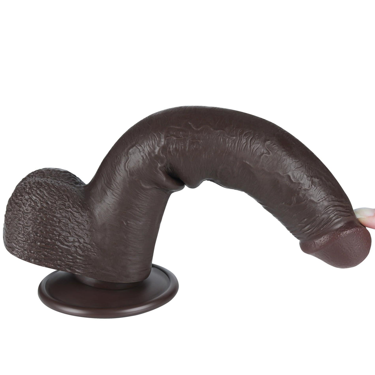 13-9'' Sliding Skin Dual Layer Dong Black-13