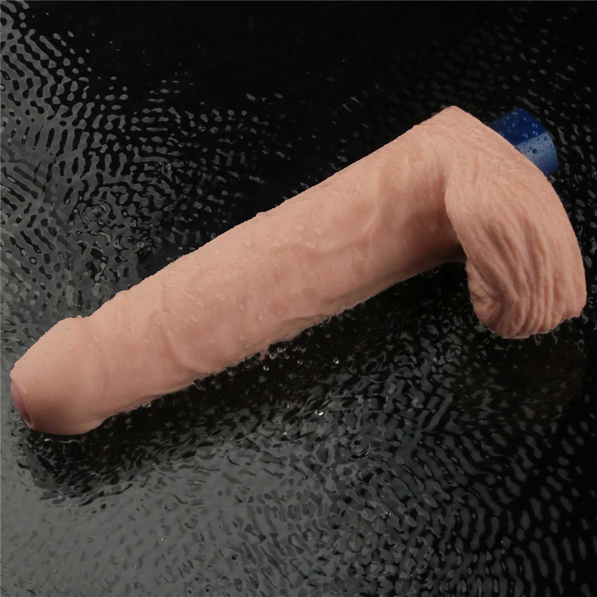 15-Realistyczne dildo wibrujące Lovetoy Real Softee 23 cm cieliste USB-15