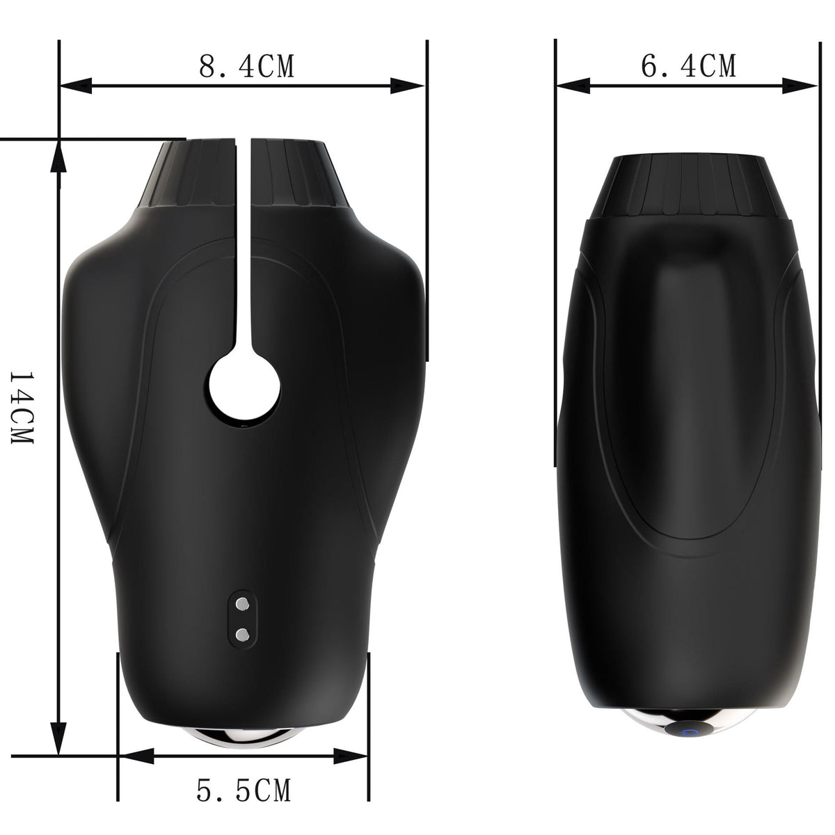 23-Automatyczny masturbator Cyclone Spinner Elite z rotacją i wibracją USB-23