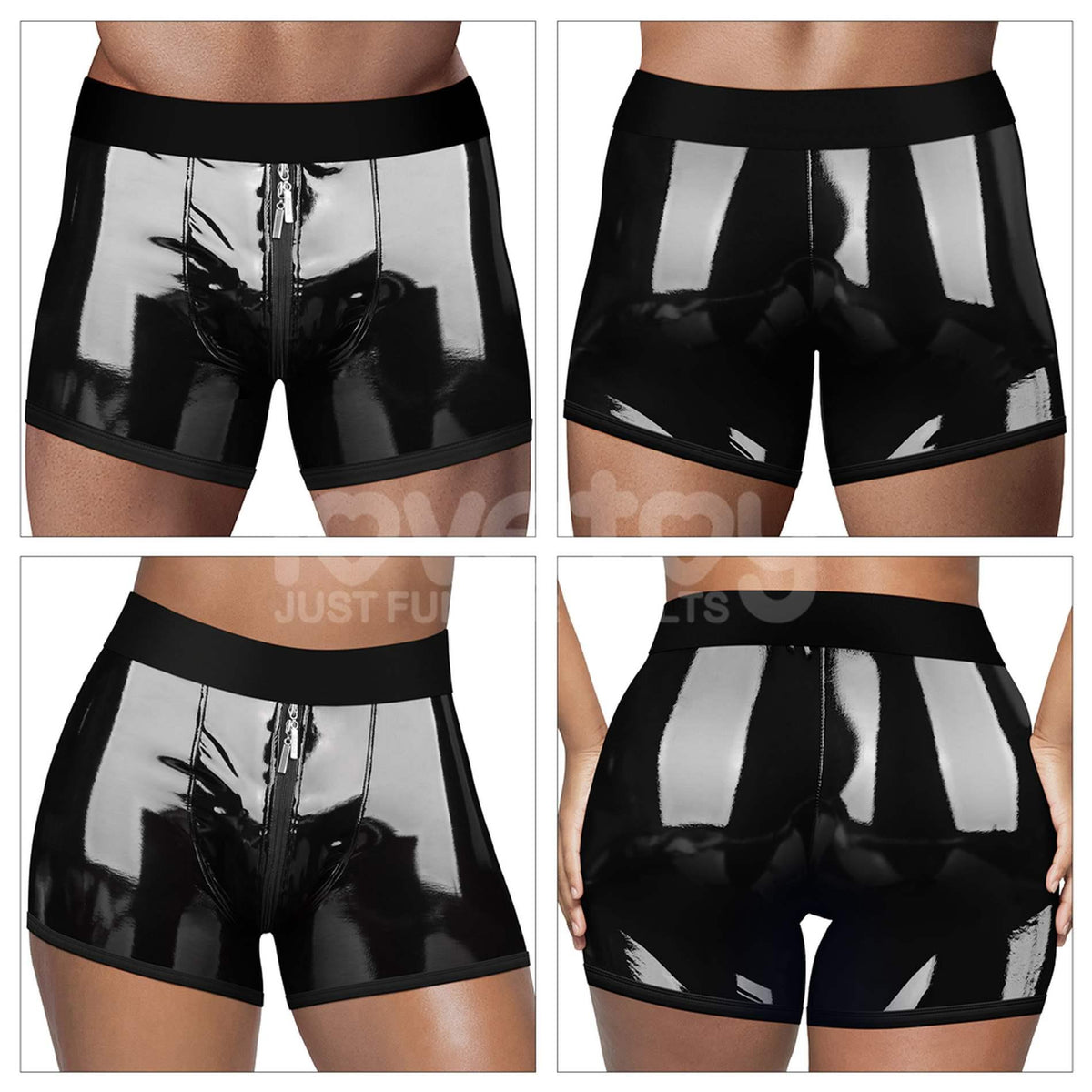 24-Szorty do strap on Chic Lovetoy czarne talia 81 89 cm-24