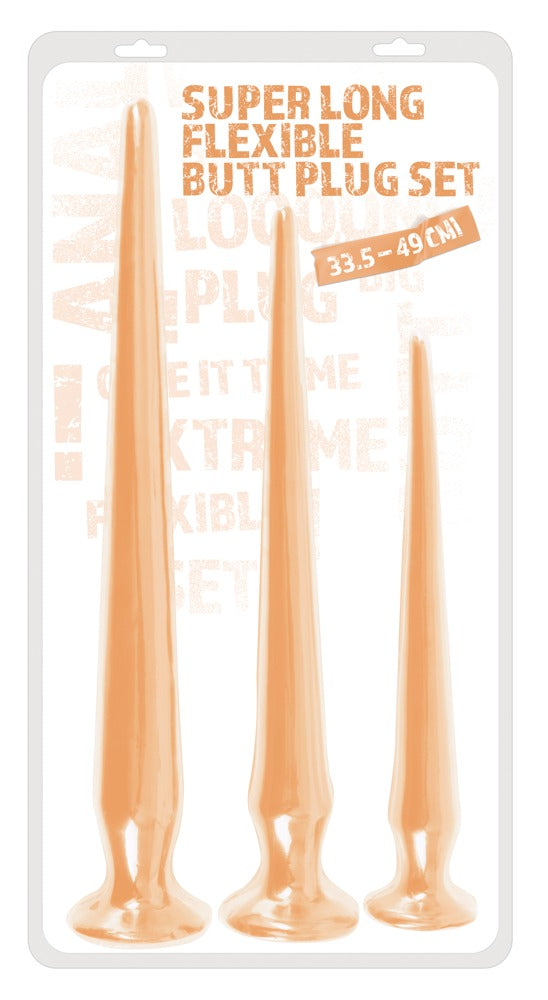 10-Zestaw 3 korki analne z przyssawką długie 30-49cm-10