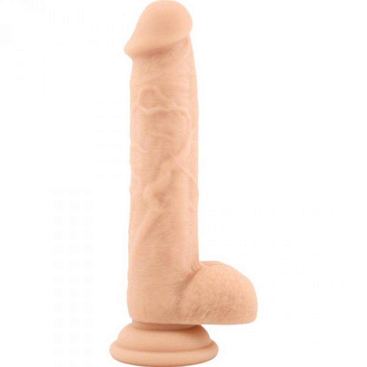 2-Dildo żywy penis żyły główka jądra przyssawka 21cm-2