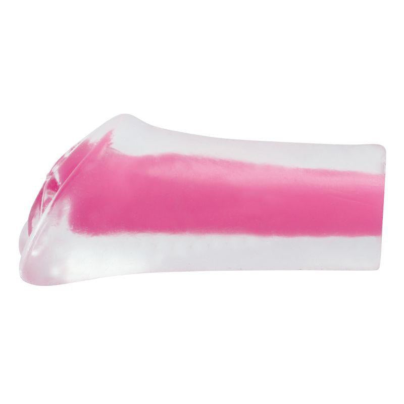 3-Pochwa żelowa elastyczna rozciągliwa masturbator-3