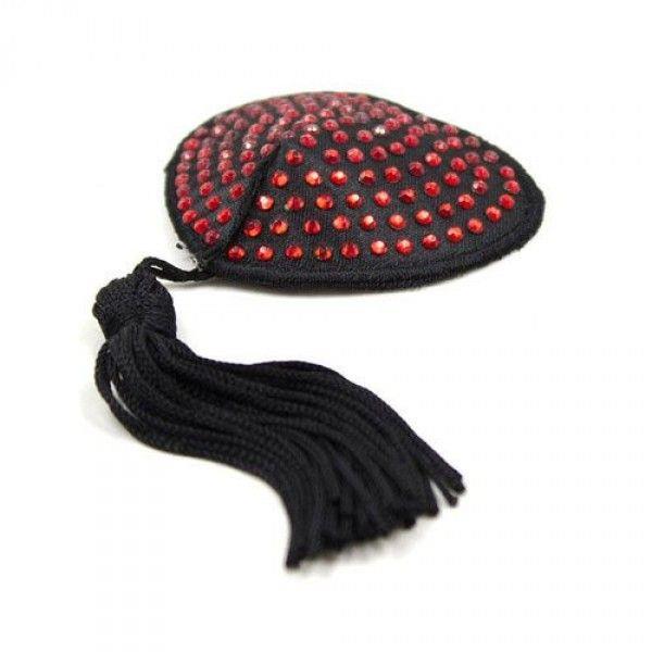 2-Nakładki serca zdobione na sutki piersi striptiz-2