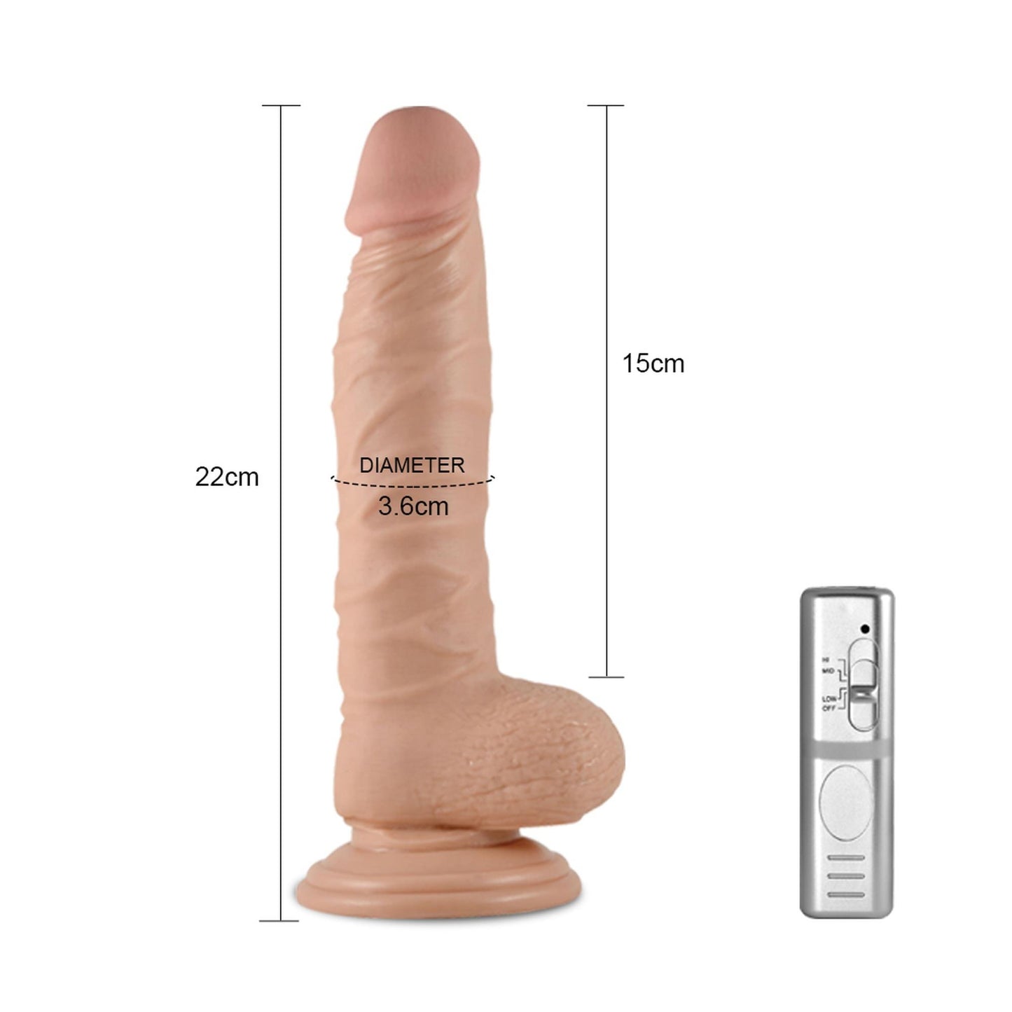 6-Wielki żylasty penis przyssawka idealny penetracja-6