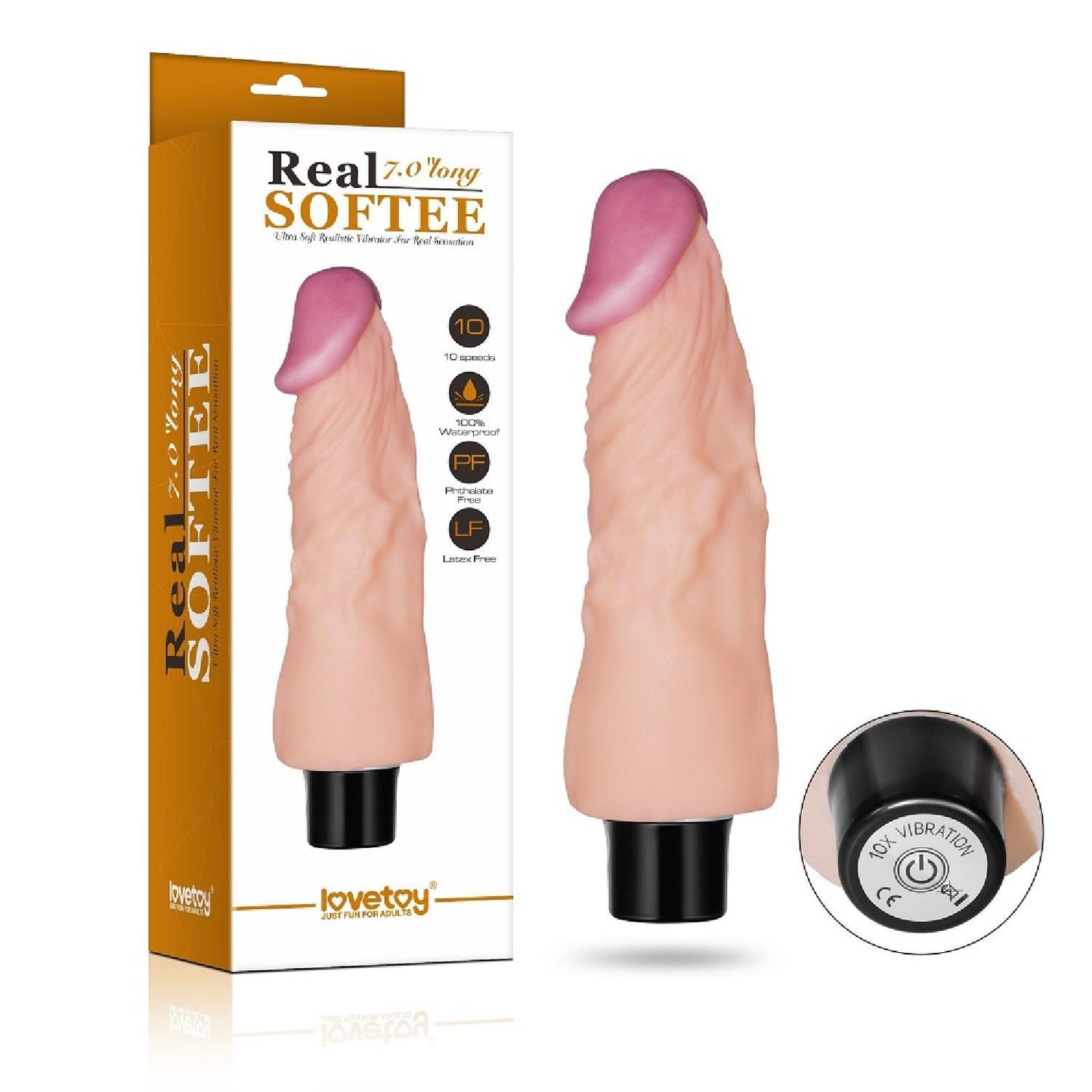 8-Realistyczny sztuczny penis 10 programów wibracji-8