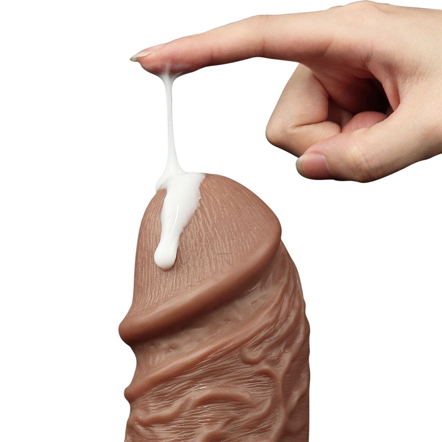 11-Murzyńskie ogromne dildo żyły i przyssawka 26,5 cm-11