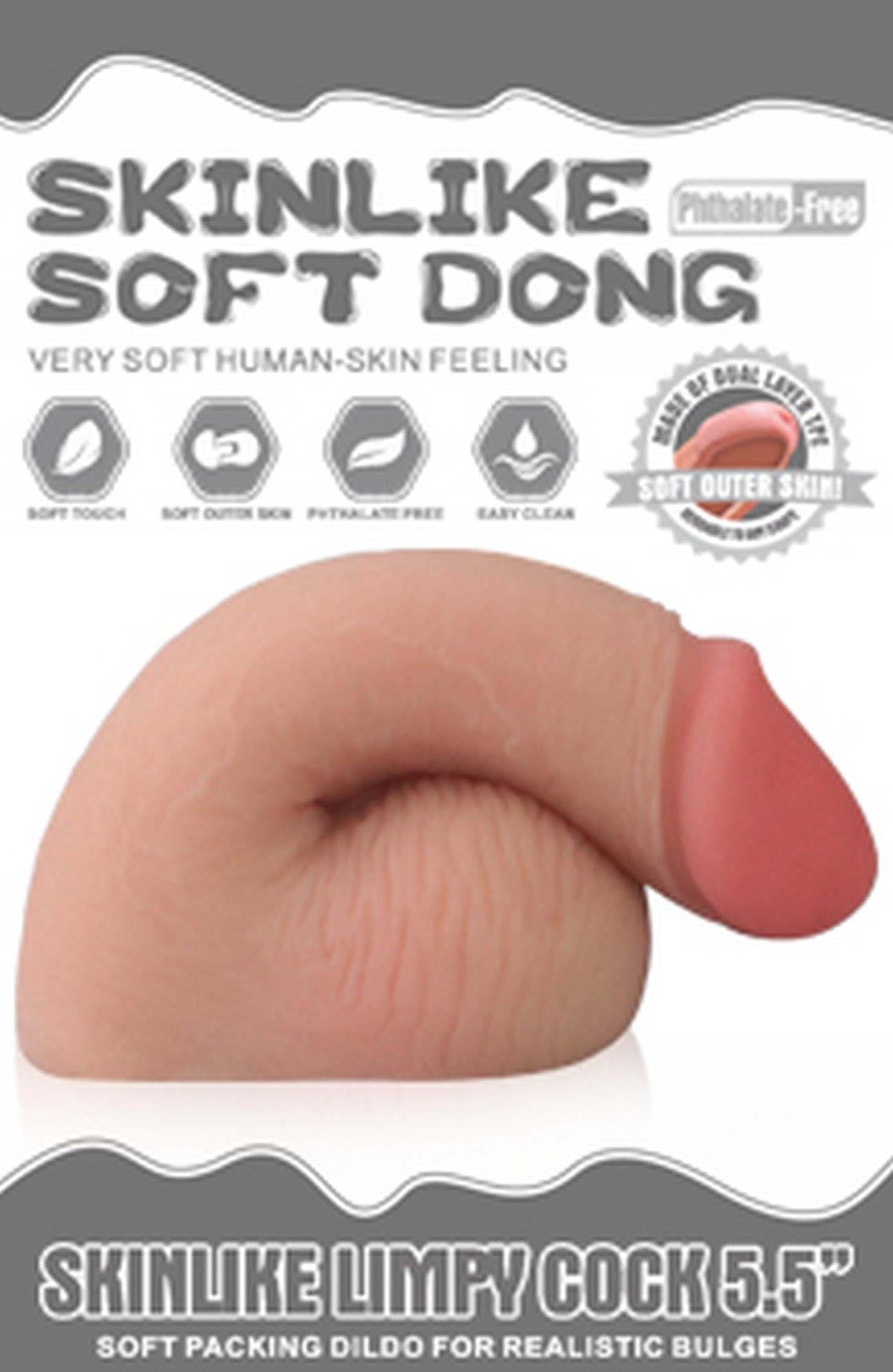 7-Elastyczny giętki penis realistyczne dildo 13,9 cm-7