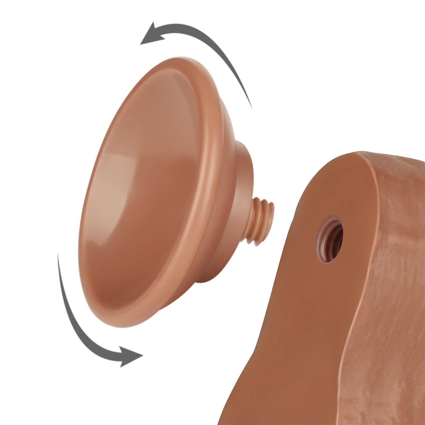 7-8.5'' Sliding Skin Dual Layer Dong Brown-7