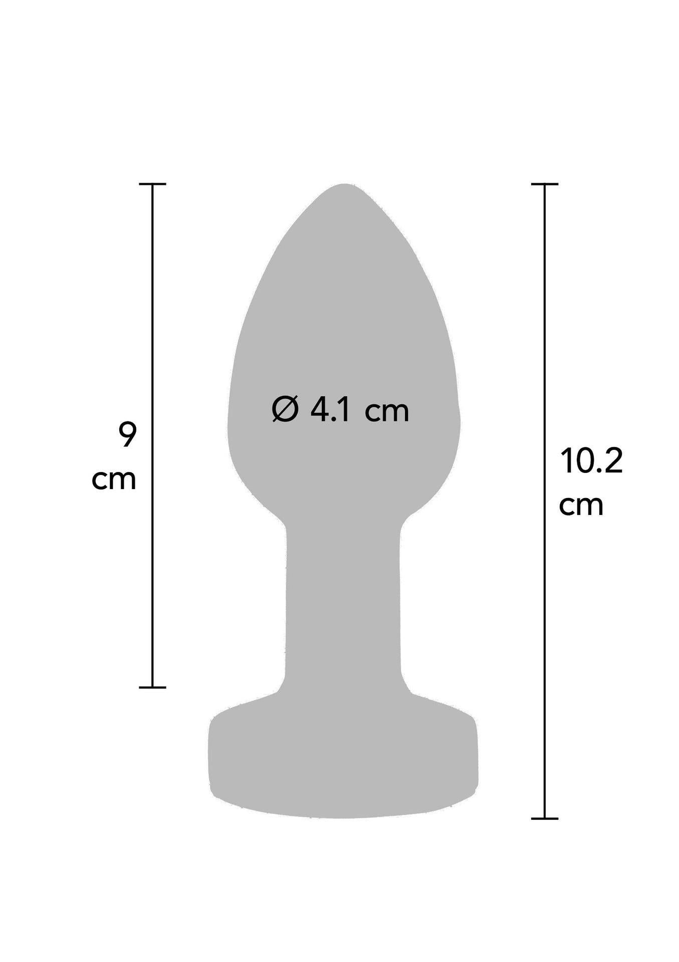 5-Buttplug Vibr. Large Silver-5