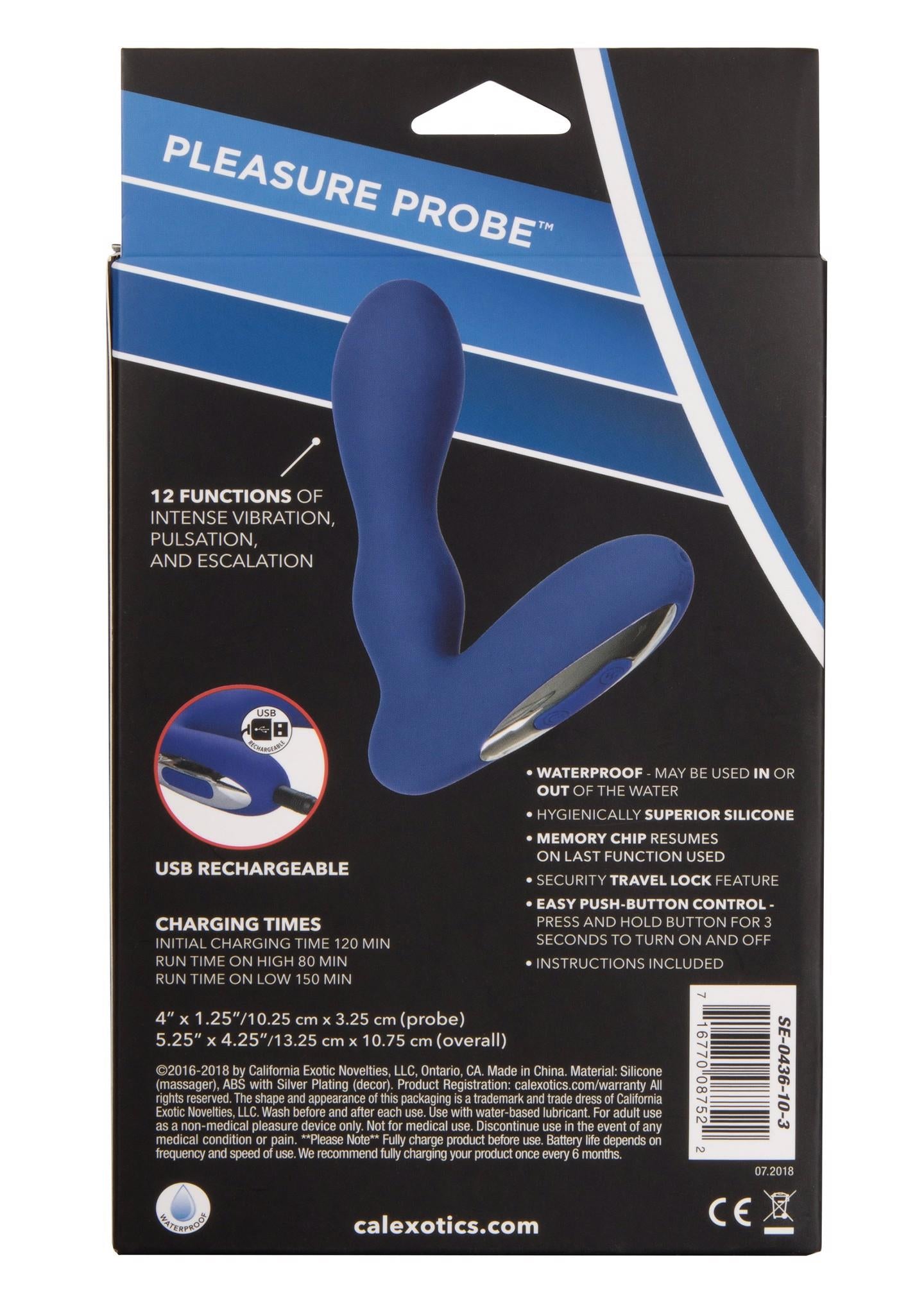17-Plug/vibr-WIRELESS PLEASURE PROBE BLUE-17