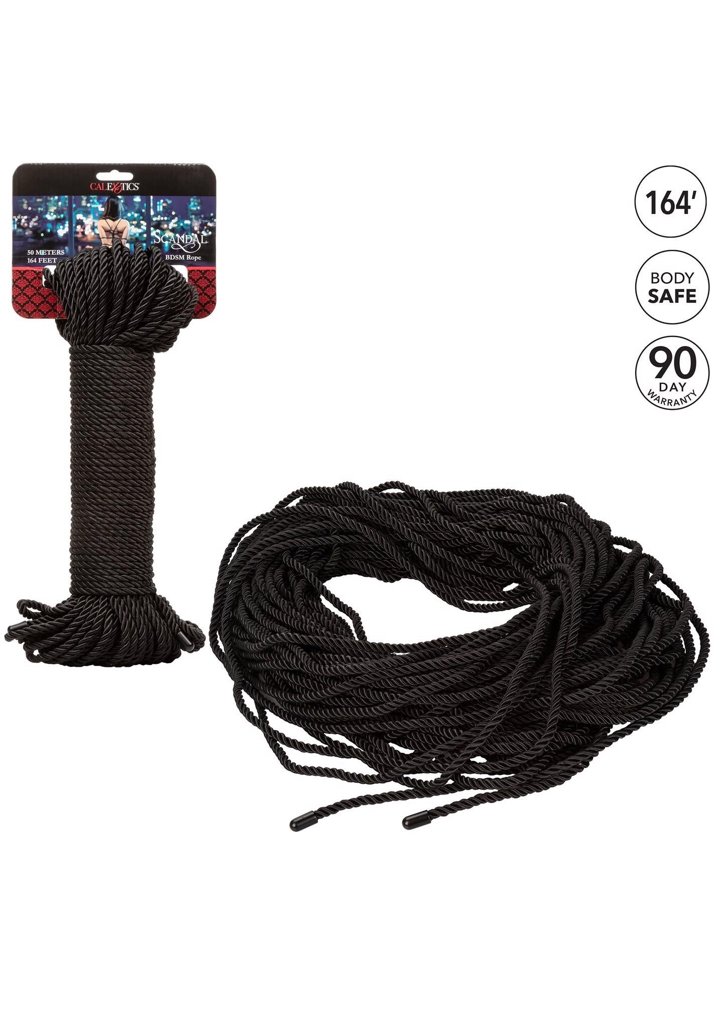 4-Scandal BDSM Rope 50M Black-4