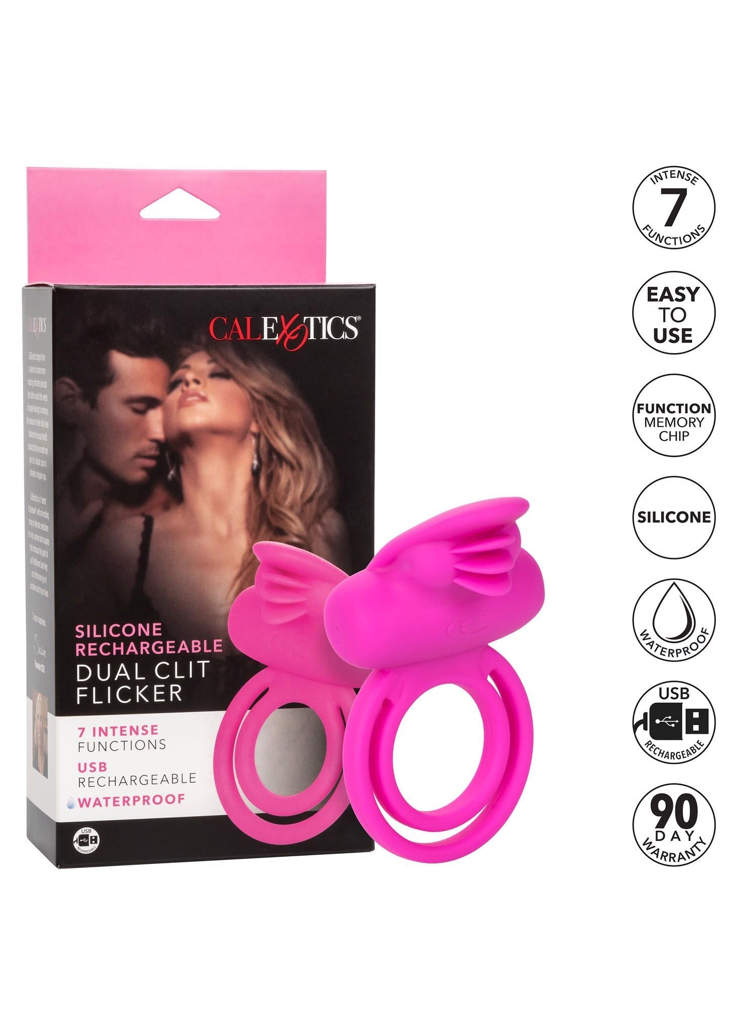 9-Dual Clit Flicker Enhancer Pink-9