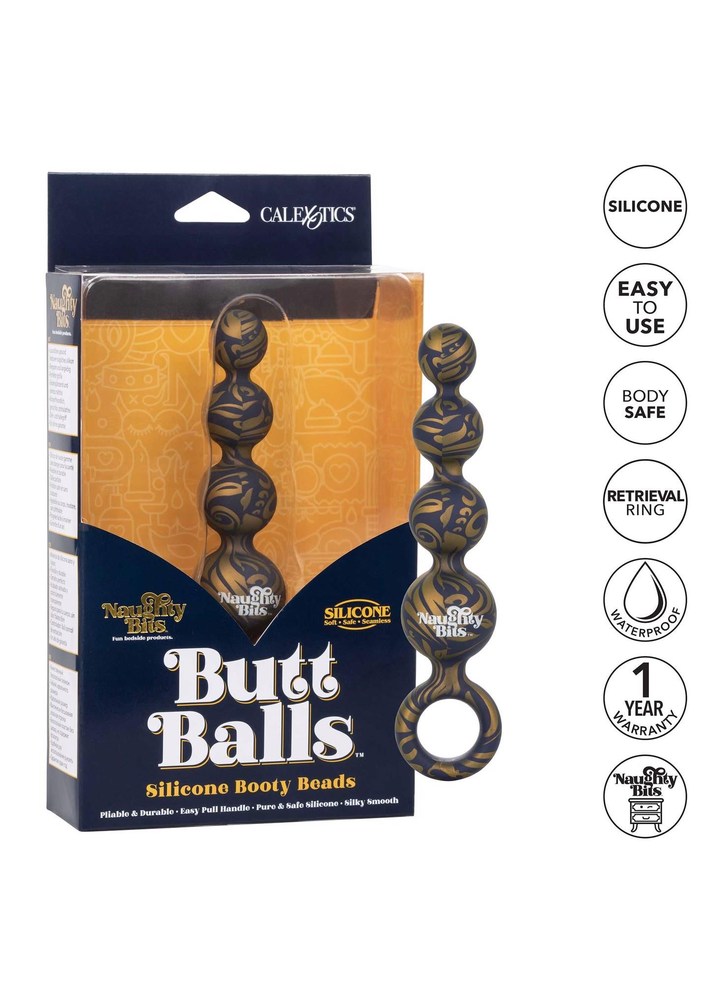 8-Butt Balls Booty Beads Purple-8