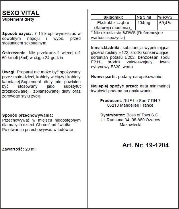 2-Ziołowy afrodyzjak podniecające krople na sex 30ml-2