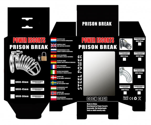 3-Prison BReak metal medium 45 mm with lock-3