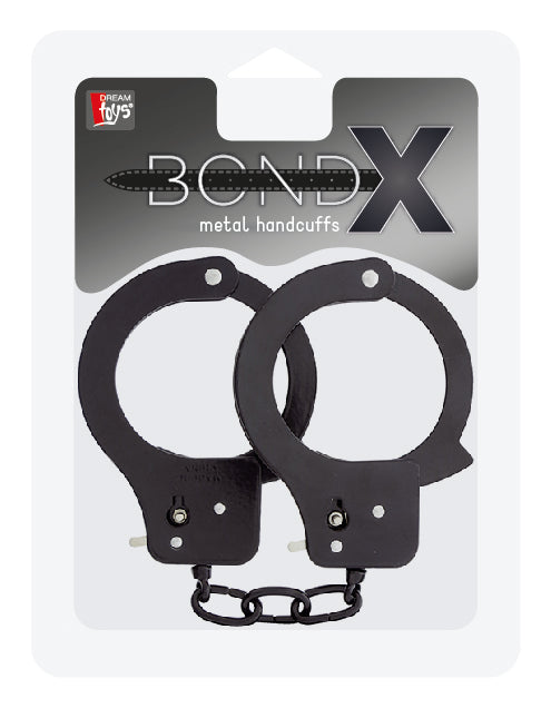 4-Kajdanki-BONDX METAL CUFFS - BLACK-4