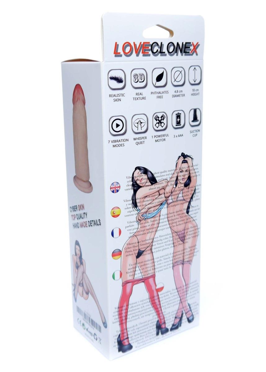 7-Penis z cyberskóry dildo realistyczny sex 18cm-7