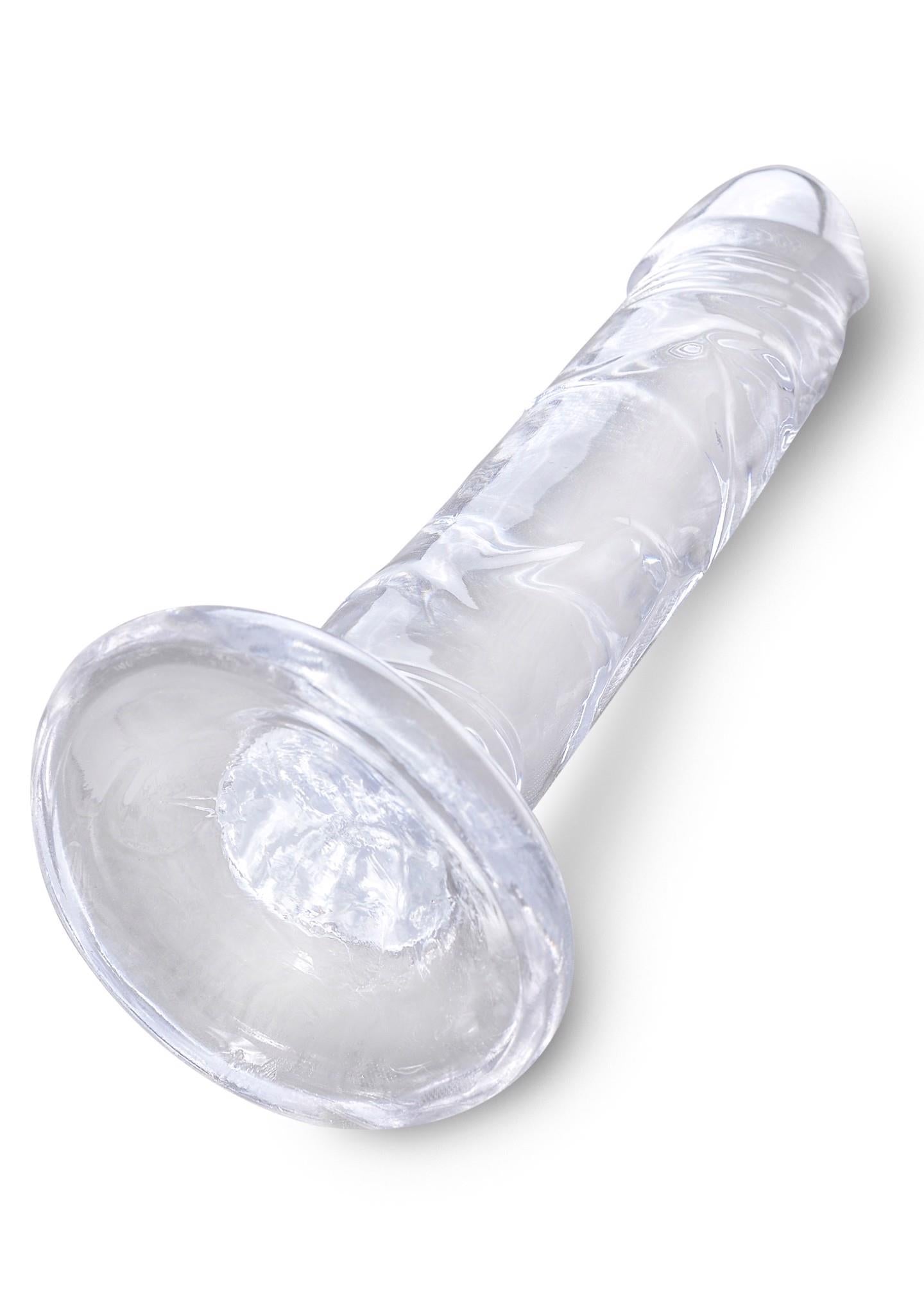 4-Żelowe miękkie dildo z mocną przyssawką 15 cm-4