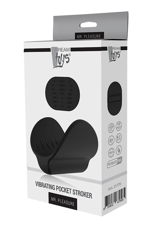 8-MR. PLEASURE VIBRATING POCKET STROKER-8
