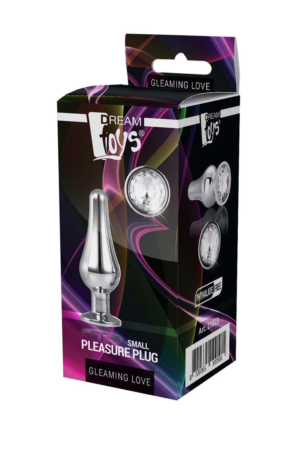 10-GLEAMING LOVE SILVER PLEASURE PLUG S-10