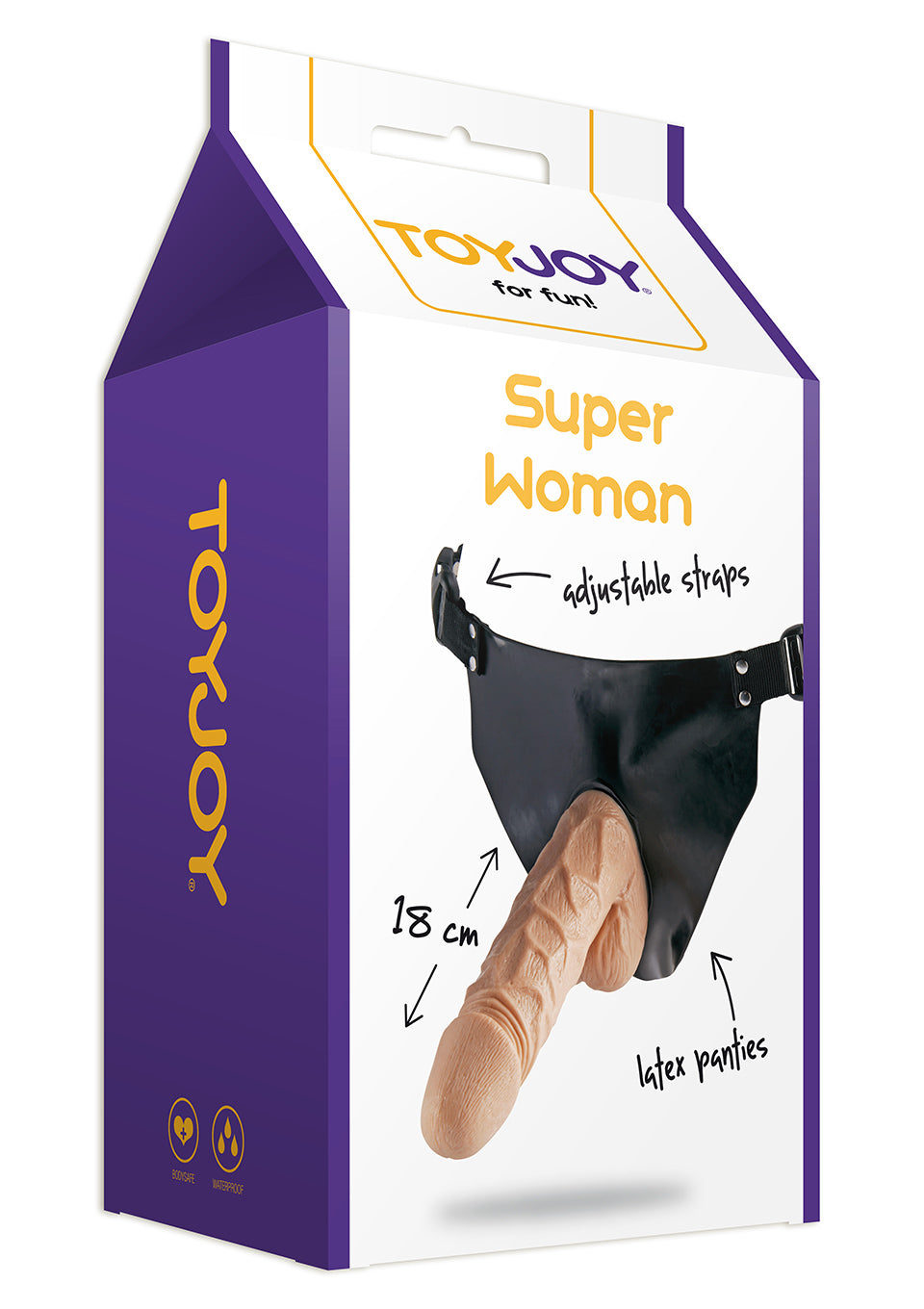 4-Majtki z dildo członkiem strapon uprząż penis 18cm-4