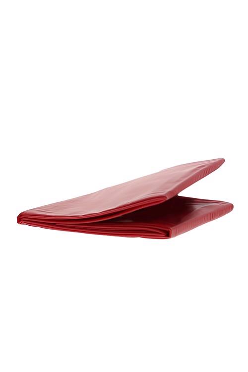 2-VINYL BED SHEET RED 158x227CM-2