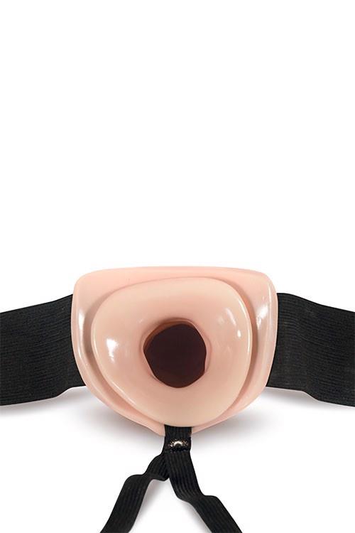 6-Proteza-DR. SKIN 7INCH HOLLOW STRAP ON VANILLA-6