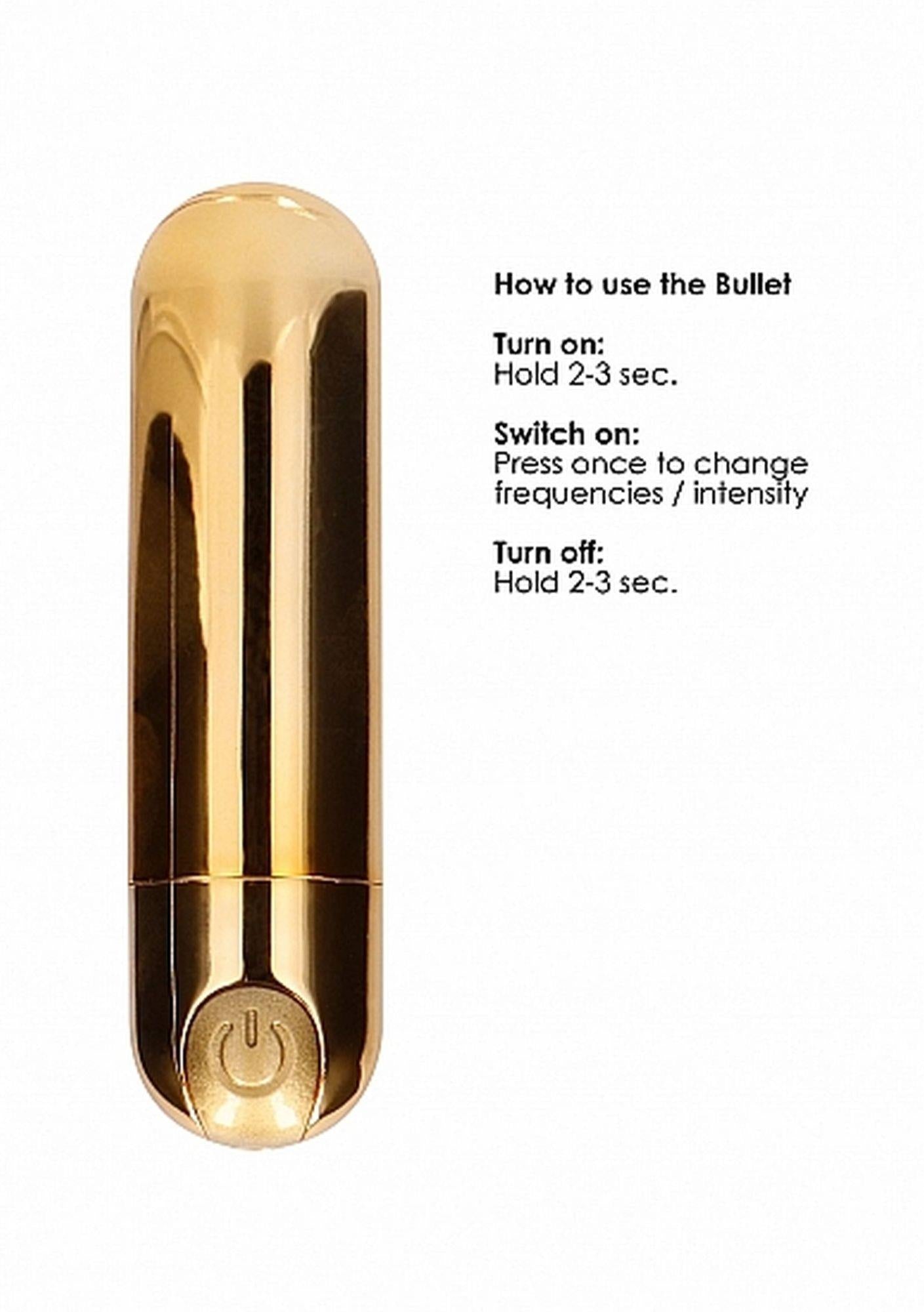 9-10 Speed Rechargeable Bullet - Gold-9
