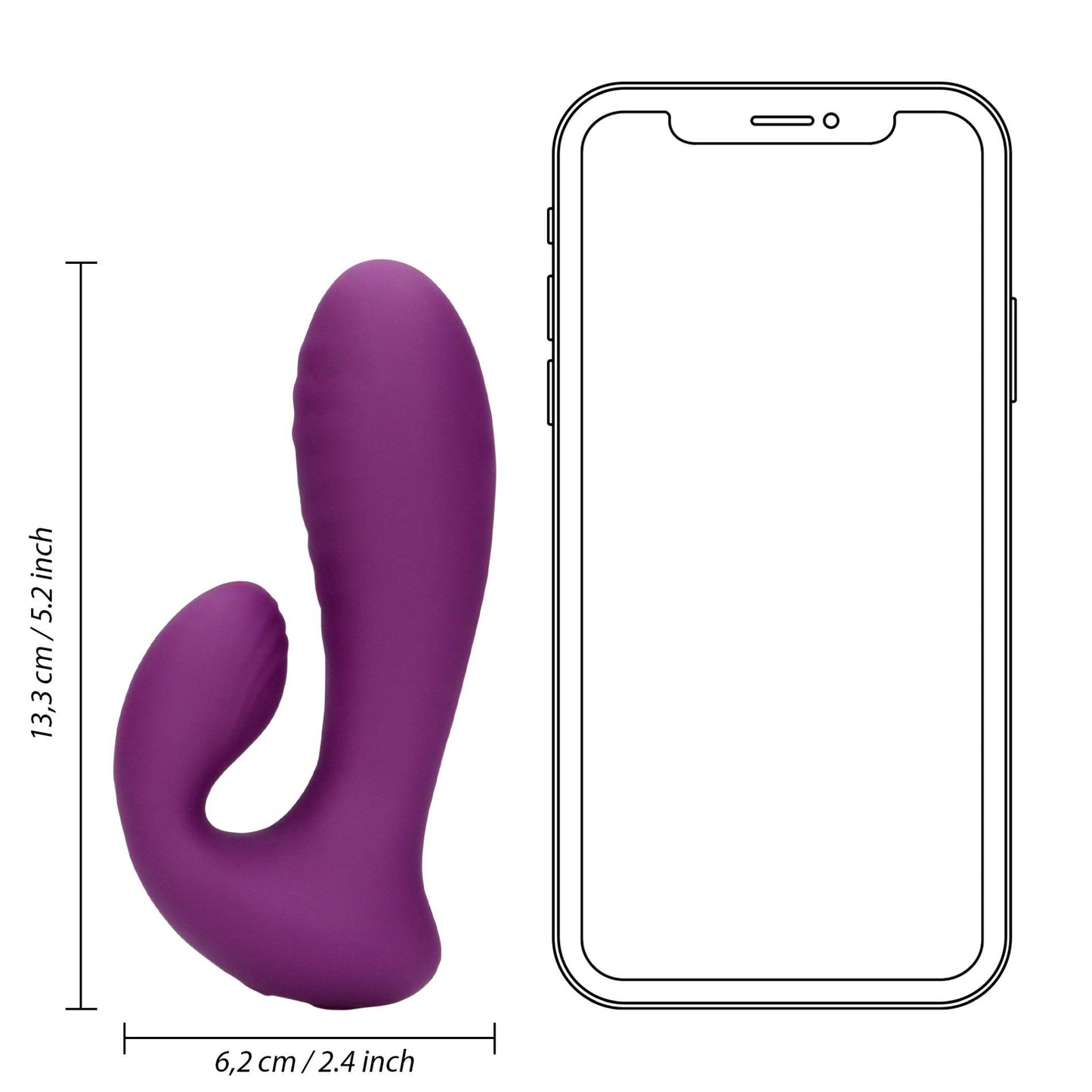 12-Ultra Soft Silicone G-Spot Vibrator-12