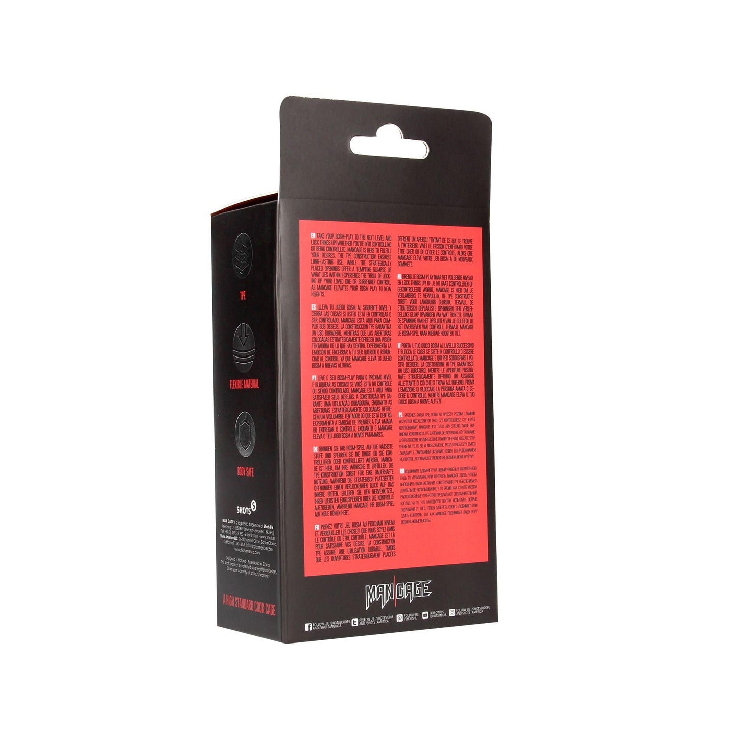 9-Model 29 - TPE Chastity Cage - Transparent-9