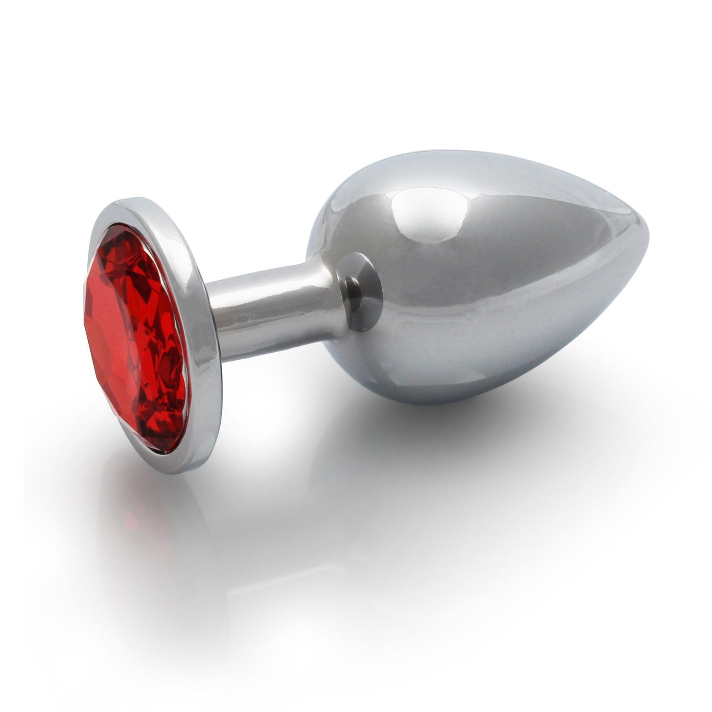 8-METALOWY KOREK ANALNY PLUG Z DIAMENTEM 9,3 CM WODOODPORNY-8
