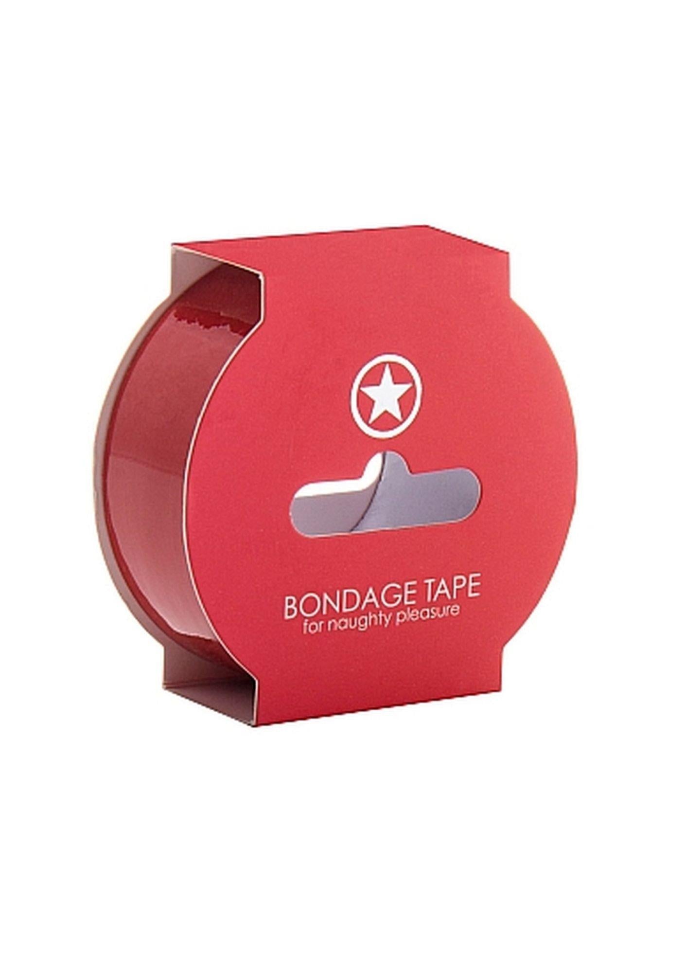 1-Non Sticky Bondage Tape - 17,5 Meter - Red-1