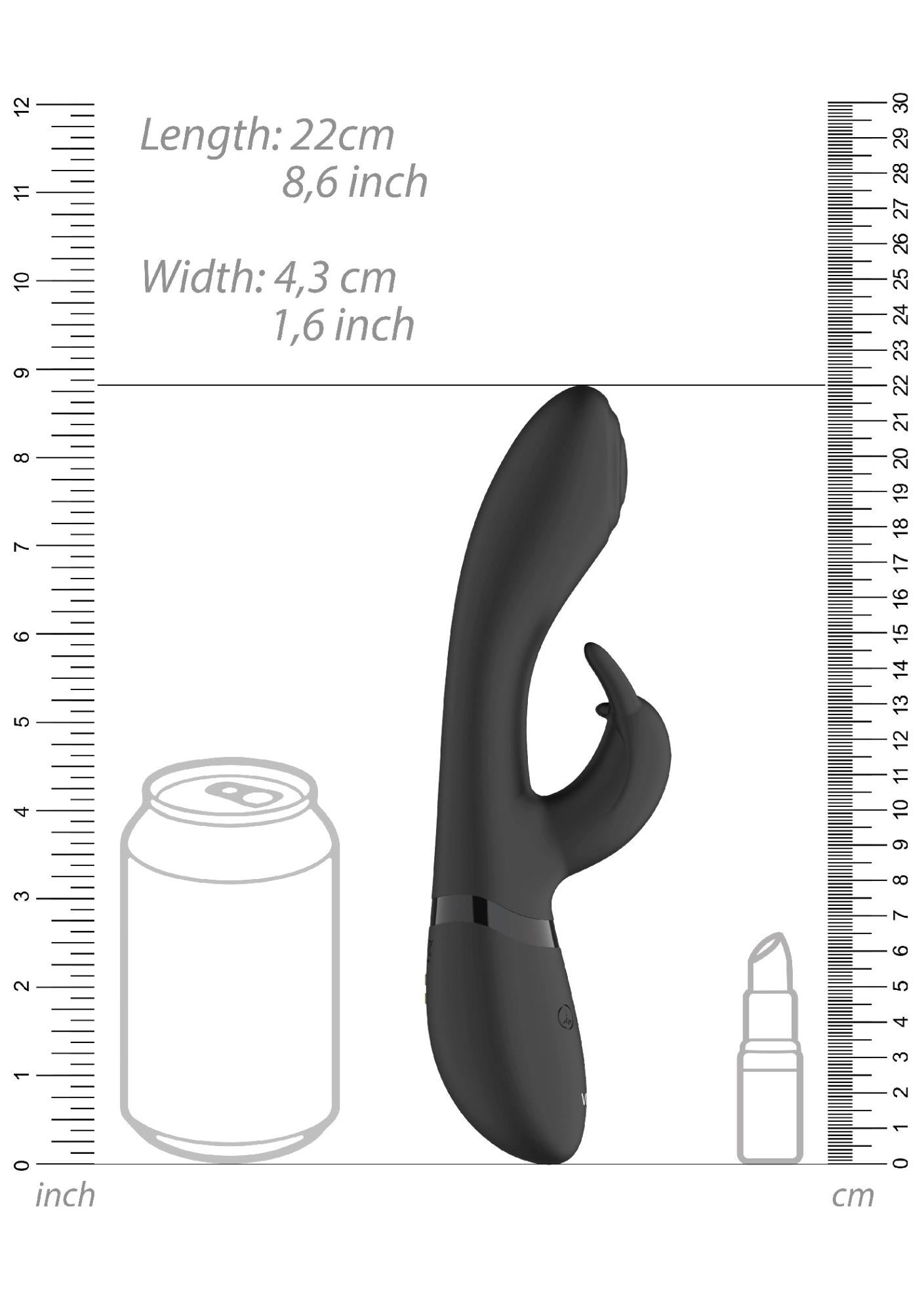 12-Wibrator - Pulse G-spot Rabbit - Black-12